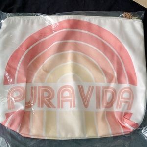 Pura Vida Canvas Clutch/Toiletry Bag